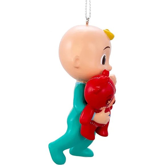 Kurt S. Adler CoComelon Baby JJ with Teddy Bear Holiday Christmas Ornament - Picture 2 of 4